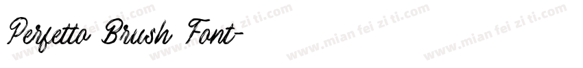 Perfetto Brush Font字体转换